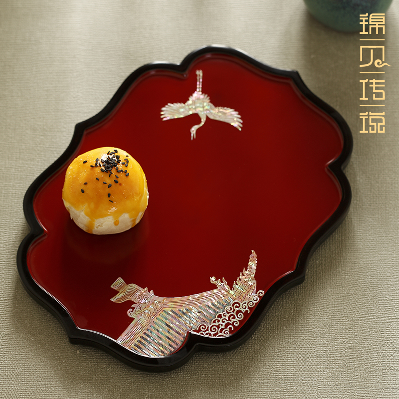 螺钿漆器工艺天然贝壳雕刻