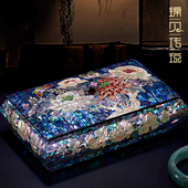 锦贝传说螺钿首饰盒木质中式 项链珠宝收纳盒结婚礼物戒指盒手镯盒