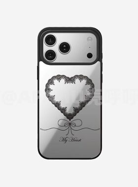 【壳呼呼原创】蕾丝蝴蝶结适用iPhone17promax苹果磁吸手机壳16p高级感15/14/13轻奢12镜面11轻奢韩系ins小众