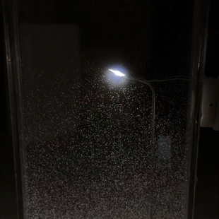 雪夜流麻小夜灯雪景路灯手工DIY材料创意发光桌面摆件送女生礼物