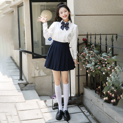 百褶裙jk制服日系校服班服套装