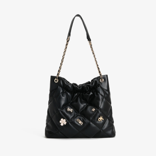 轻奢时尚 手提包菱格包女M154 百搭女包单肩斜挎包托特包女