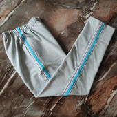 灰色天蓝色杠拼反光条儿童男女中小学生运动校服裤 子加绒加厚棉订