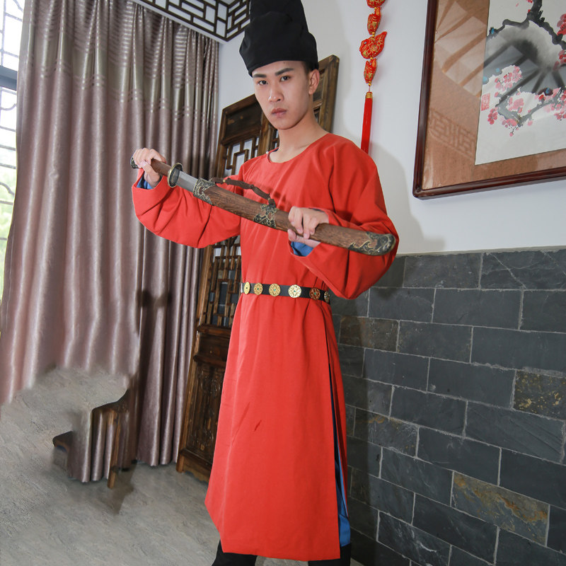 栖凤阁圆领袍汉服唐代服饰李白服装非古装男式汉服唐装
