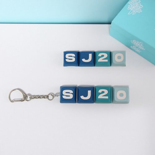 定制SJ20钥匙扣挂件  发光四连键帽 super junior韩国VIP礼品物料
