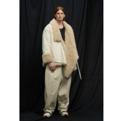 男装 23aw Woodbowl 羊羔毛 藏服外套