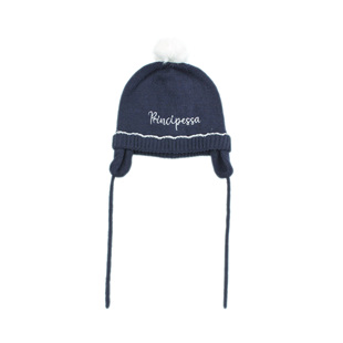 C1025 羊毛棉混纺新生婴幼儿男女童宝宝毛钱针织帽舒适保暖毛线帽