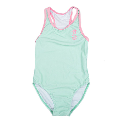 sw410 不退换儿童泳衣女童训练三角连体速干专业泳池游泳衣