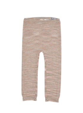 D1466 有机棉婴幼儿男女童针织可调腰宝宝舒适长裤儿童中小童毛裤