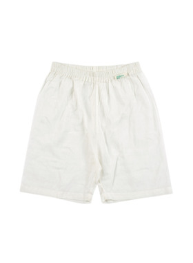 ZK10914 全棉百搭休闲短裤男女童纯色松紧腰直筒五分裤舒适夏季