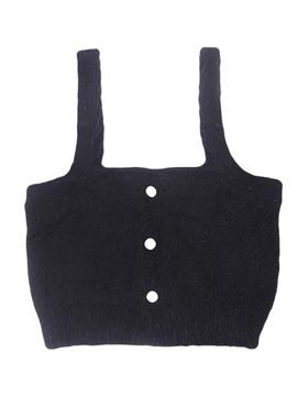 B1573 黑白纯色女童针织衫套头加绒中大童儿童毛衣线衣秋冬季保暖