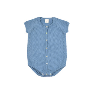 D1372两色 全棉男女婴儿宝宝舒适透气夏装薄款连体哈衣连身衣