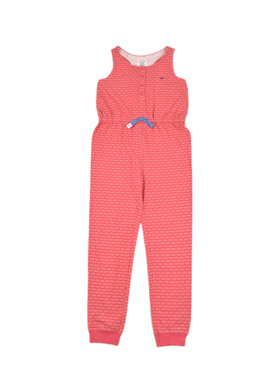 ZK10968 纯棉百搭女童夏季连体衣居家服吊带式连身衣舒适休闲透气