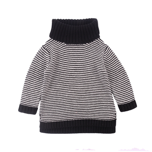 B1466纯棉毛衣男童针织衫 保暖毛衣 儿童高领套头线衣秋冬季