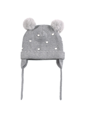 C1037 棉质男女童婴幼儿宝宝舒适针织帽秋冬季保暖防寒简约百搭