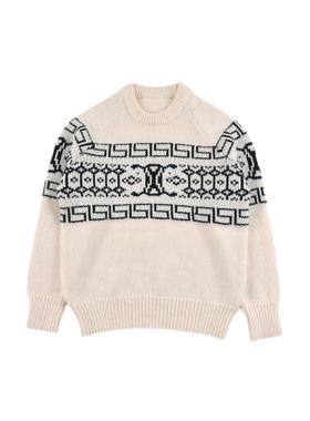 ZK11475中大童秋冬偏厚套头圆领针织毛衣长袖保暖