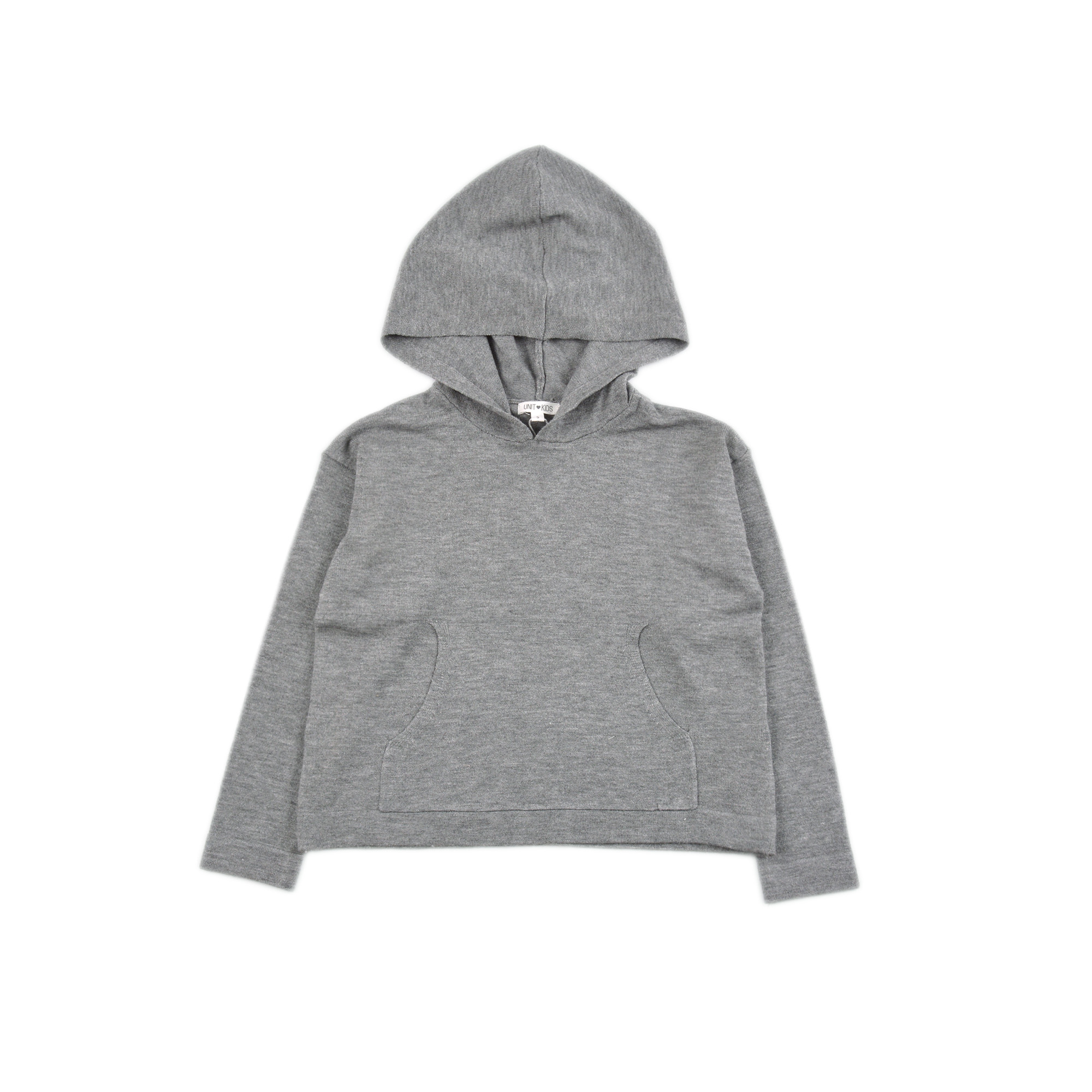 ZK11431 舒适男女童针织衫毛衣连帽长袖卫衣休闲宽松上衣中童儿童