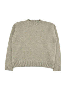 ZK11437 休闲风女童针织衫毛衣简约舒适圆领长袖套头大童儿童毛衫