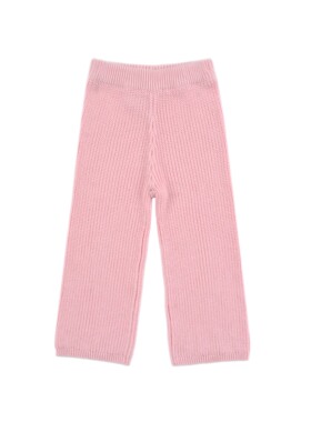 D1787 纯棉女童针织长裤直筒裤舒适松紧腰中小童百搭休闲裤儿童