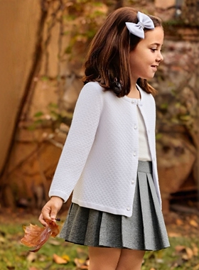 D1276 全棉 两色 婴幼儿宝宝男女童针织衫舒适透气小童上衣换季