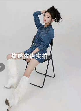 限时连体裤牛仔短裤连体裤