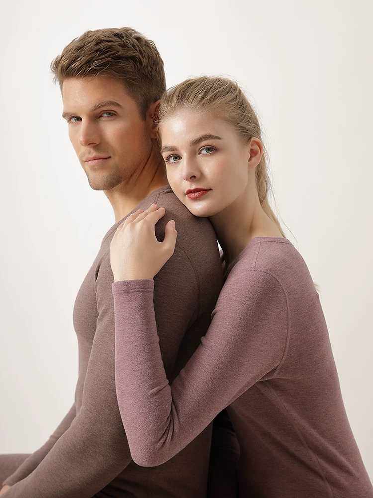 雅尔乐保暖内衣男女37度恒温自发热加厚德绒防寒保暖内衣套装