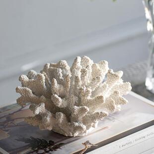 BJ07 现代百搭设计师仿真珊瑚摆件家居桌面装饰品样板房装饰道具