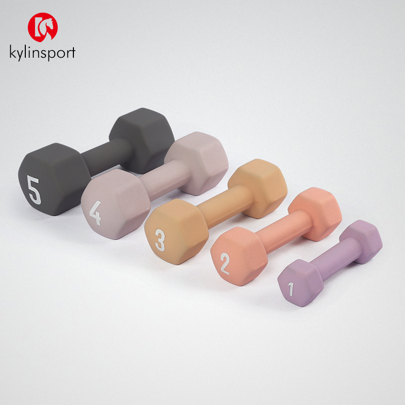 彩色浸塑小哑铃男女士