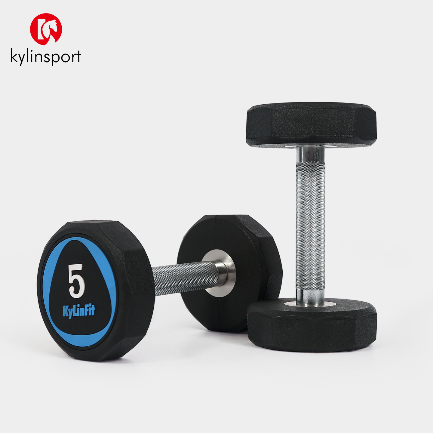 公斤商用包胶定值亚铃健身器材