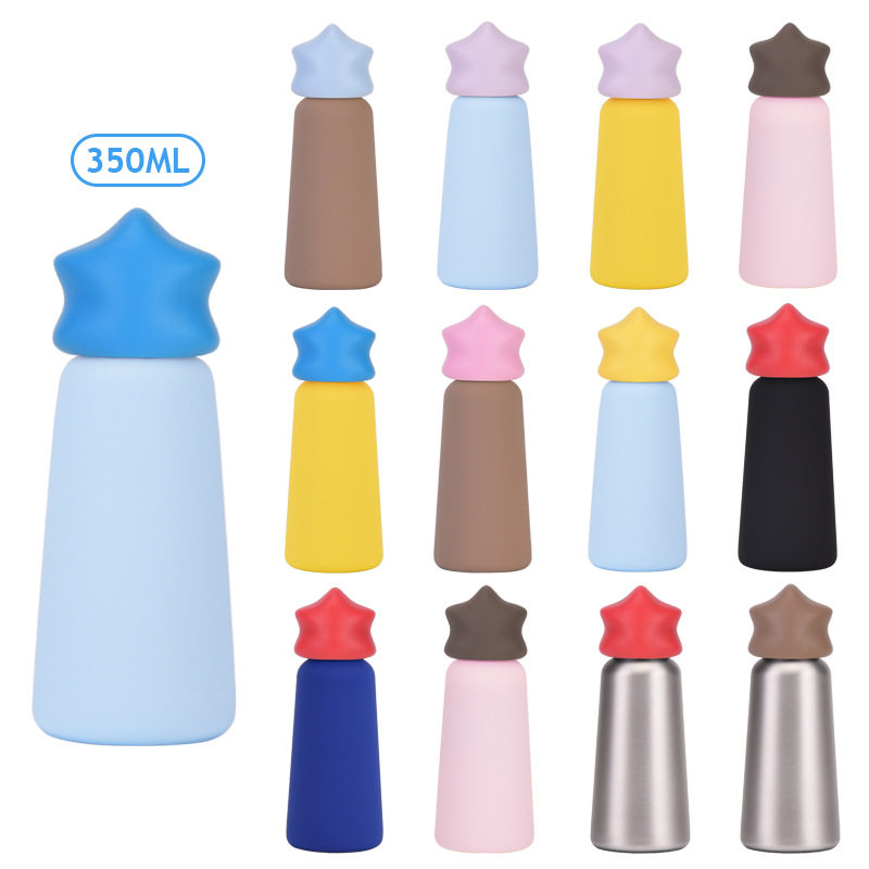 2026新款316不锈钢保温杯350ml创意星星儿童户外运动水杯