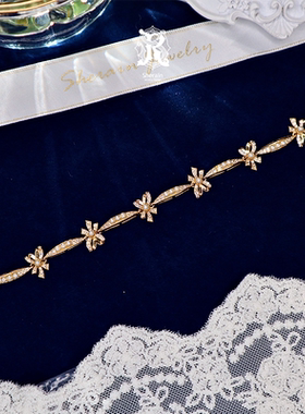 sherain|甜心蝴蝶结少女风镀金