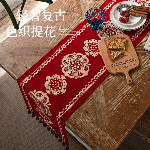 复古民族风桌旗斗柜盖布装饰布