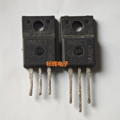 11N80C3 SPA11N80C3 FQPF11N80 进口拆机场效应管 TO-220F