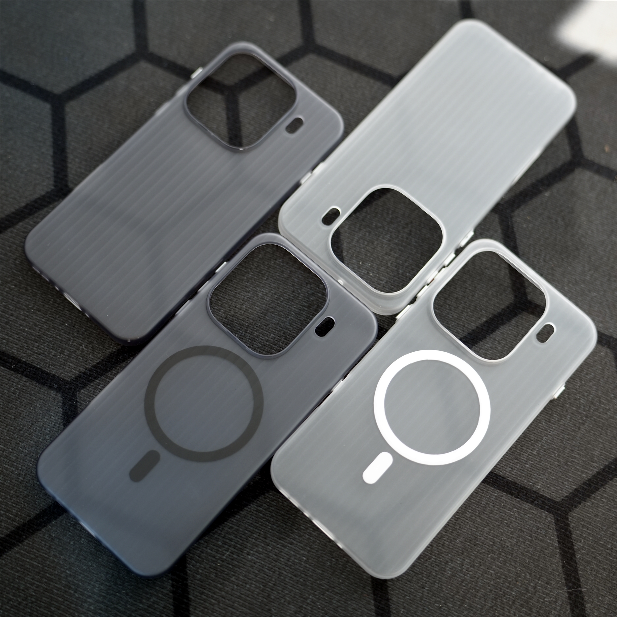 FY 适用于OPPO Find X9/Find X9 PRO PC材质 栏珊 瓦楞手机壳 亲肤不沾指纹防摔壳（磁吸/非磁吸可选）