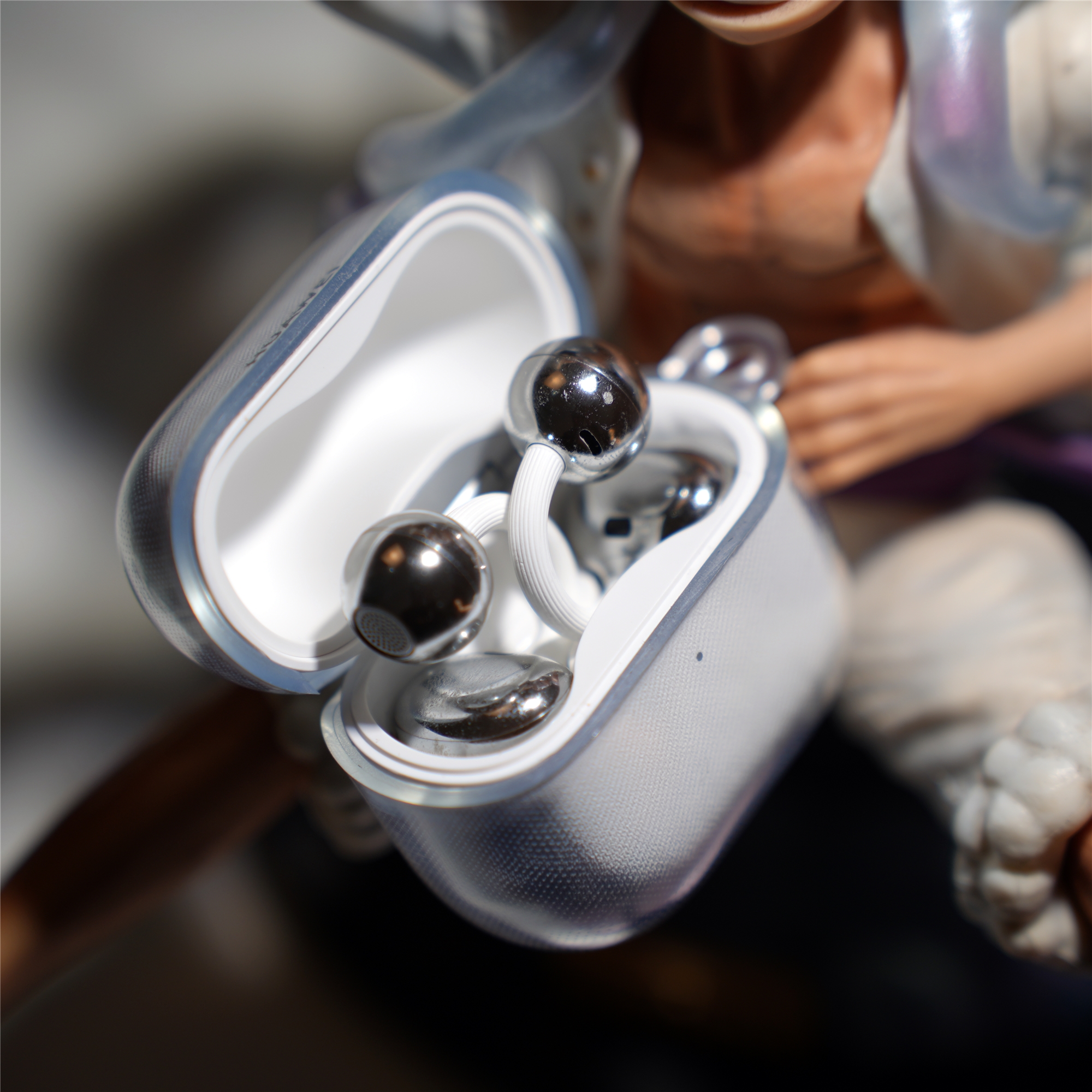 FY 适用于华为freeclip2全透明耳机保护壳 透明清水软硅胶壳