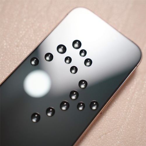 【FY触控优化版】适用于iPhone17/16pro max/16pro/15pro/15pro max全覆盖无遮挡钢化膜【六孔定位除尘盒】