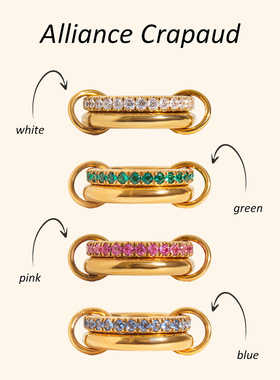 欧美锆石戒指钛钢不掉色轻奢高级感指环爆款饰品ring