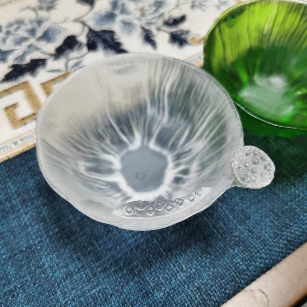 惠古琉璃莲蓬杯品茗杯主人杯图片