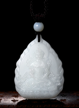 原创佛像挂件琉璃汉白玉定制