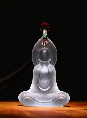 无相佛吊坠项链惠古琉璃男女