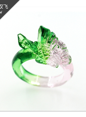 戒指满百包邮古法化做比翼双飞