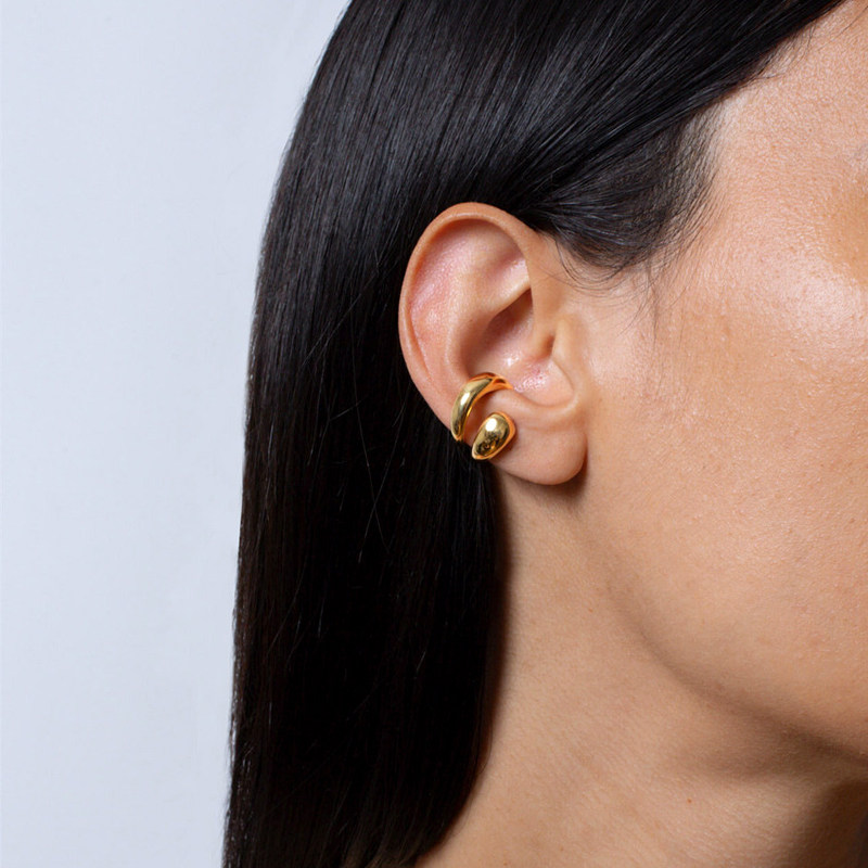 欧美几何线条小巧双层不规则设计感简约百搭小众时髦无痛耳骨耳夹,饰品/流行首饰/时尚饰品新,耳夹,淘宝优惠券,粉丝福利购,淘宝优惠卷