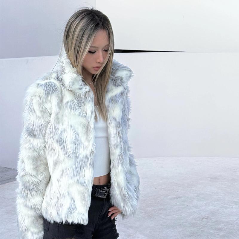 超好看~fanss新品时髦精皮草冬。