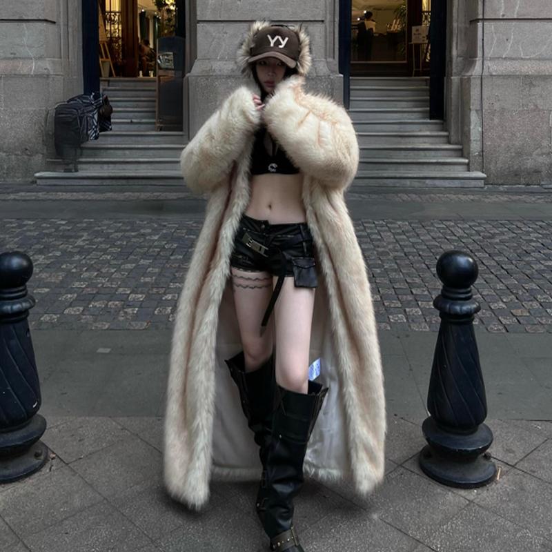 就买它超级好看的轻奢皮草大衣