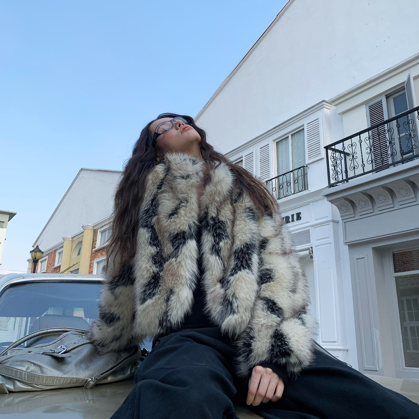 超美的~fanss新品年轻款皮草外套