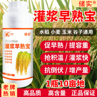 小麦水稻灌浆肥促早熟抗倒伏有机高钾大量元素叶面肥灌浆早熟宝