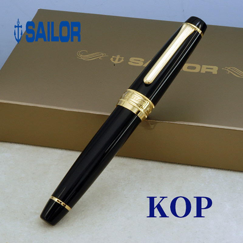 一航 写乐KOP笔王 大型 钢笔 21K金双色尖 签名 商务 礼品 SAILOR 金笔