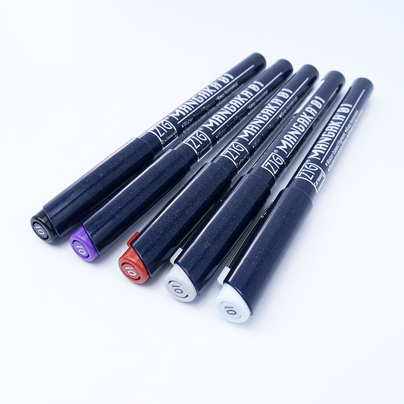 一航 Kuretake 吴竹 CNM-3VBK 针管笔 漫画 耐水 勾线笔