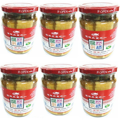 广西桂林特产王致和花桥牌豆腐乳610g*6瓶原味辣味可选三宝包邮