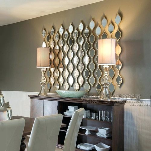 美式壁挂组合大厅餐边装饰镜子